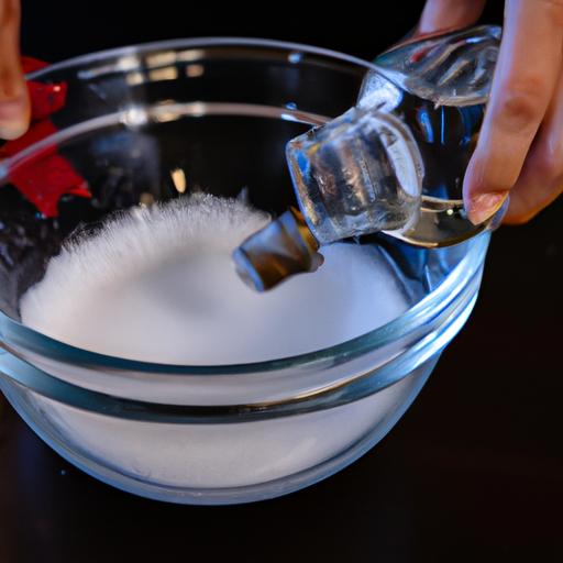 Create a homemade antacid with baking soda and vinegar